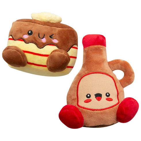 Snugarooz Buddies Cakes & Syrup Dog Toys 2 Pack - Poudre Pet & Feed Supply