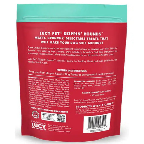 Lucy Pet Skippin’ Rounds Dog Treats 8oz - Poudre Pet & Feed Supply 3