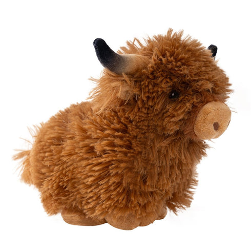 Tall Tails Plush Highland Cow Squeaker Dog Toy 8" - Poudre Pet & Feed Supply 3