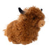 Tall Tails Plush Highland Cow Squeaker Dog Toy 8" - Poudre Pet & Feed Supply 3