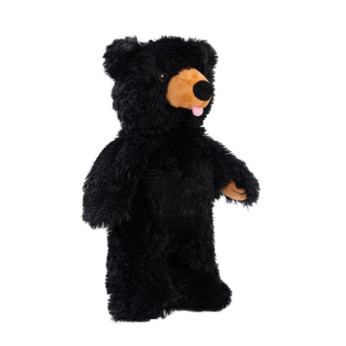 Tall Tails Stuffless Black Bear Squeaker Dog Toy 20" - Poudre Pet & Feed Supply