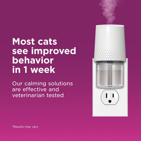 Comfort Zone Single & Multi-Cat Calming Kit For A Soothing Home Diffuser Refill - Poudre Pet & Feed Supply 4