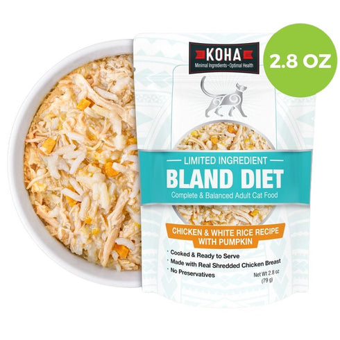 Koha Limited Ingredient Bland Diet Chicken & Rice Wet Cat Food 2.8oz - Poudre Pet & Feed Supply