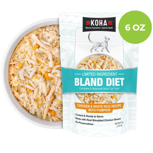 Koha Limited Ingredient Bland Die Chicken & Rice Wet Cat Food 6oz - Poudre Pet & Feed Supply