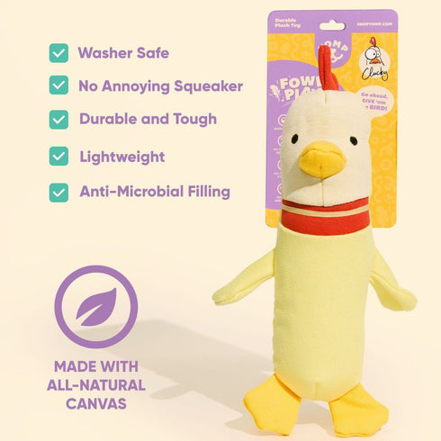 Yomp Clucky Plush Solo Dog Toy - Poudre Pet & Feed Supply 4