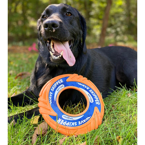 Bay Dog WaveSkipper Dog Toy Orange - Poudre Pet & Feed Supply 3