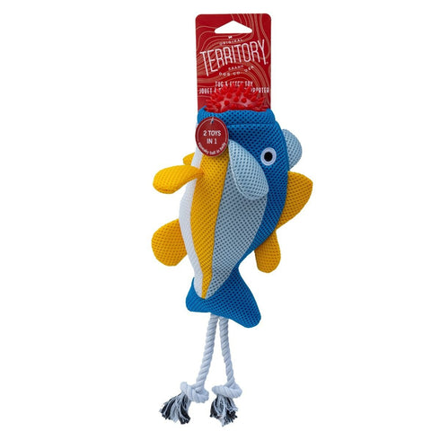 Territory 2-in-1 Fish Floating Dog Toy - Poudre Pet & Feed Supply 5