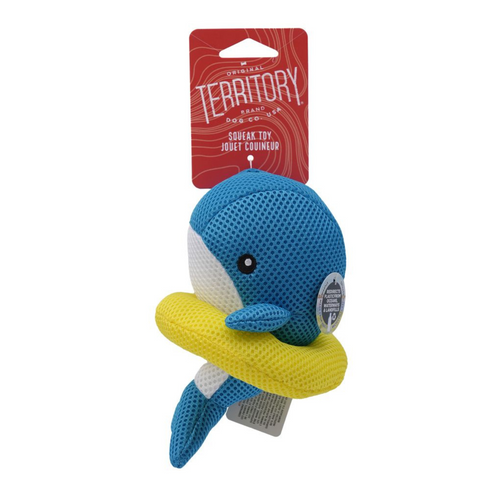 Territory Whale Float Dog Toy, 6" - Poudre Pet and Feed Supply