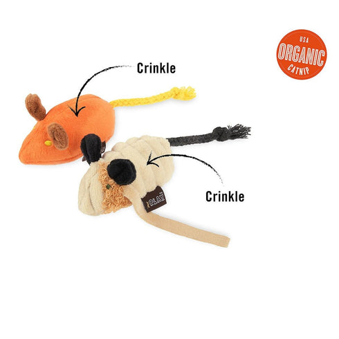 PLAY Feline Frenzy Halloween Menacing Mice Cat Toy Set 2 Pack - Poudre Pet & Feed Supply 2