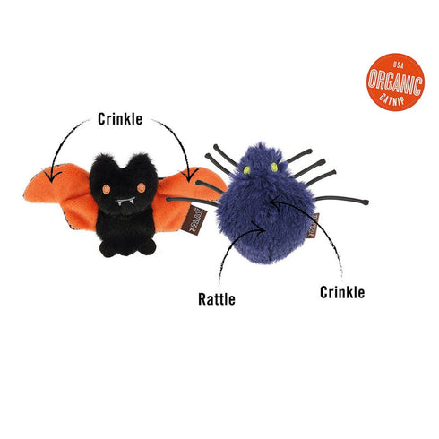 PLAY Feline Frenzy Halloween Creepy Critters Toy Set 2 Pack - Poudre Pet & Feed Supply 2
