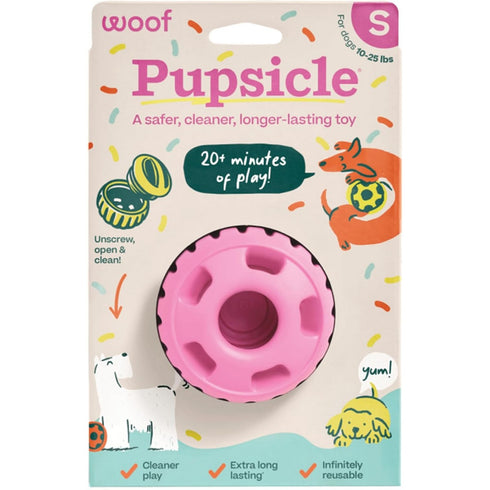 Woof Party Pupsicles Birthday Pink Small - Poudre Pet & Feed Supply 2