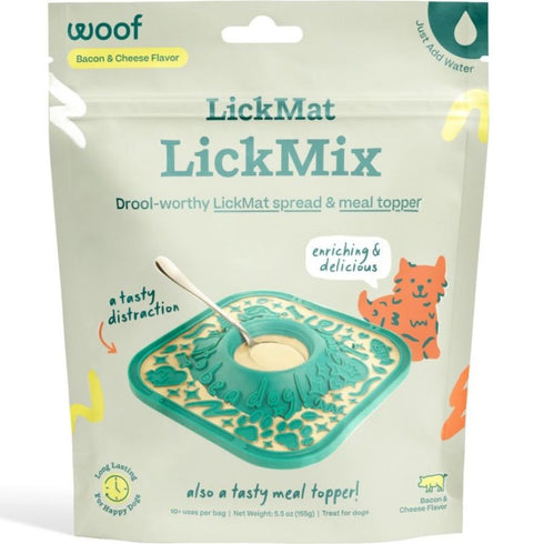 Woof LickMixes Bacon & Cheese Lickable Dog Treats 5.5oz - Poudre Pet & Feed Supply