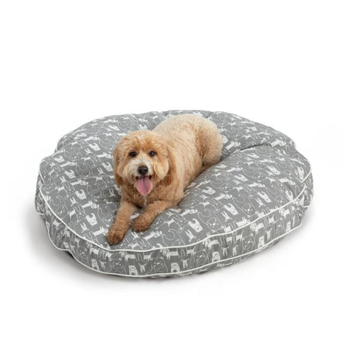 Snoozer Pool & Patio Round Dog Bed Small Pedigree Storm - Poudre Pet & Feed Supply
