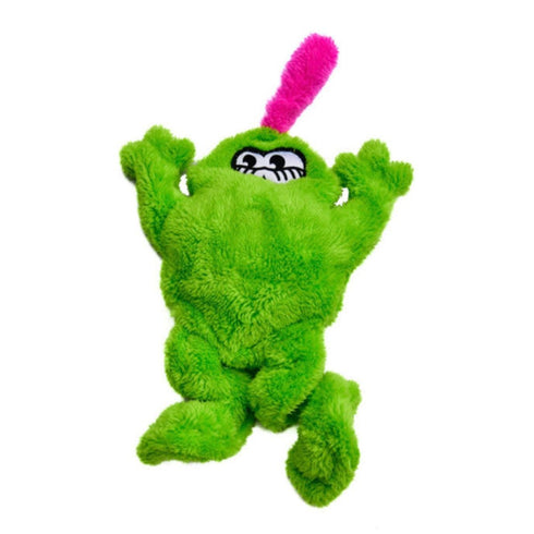 Cycle Dog Duraplush Springy Frog Dog Toy Green Medium - Poudre Pet & Feed Supply