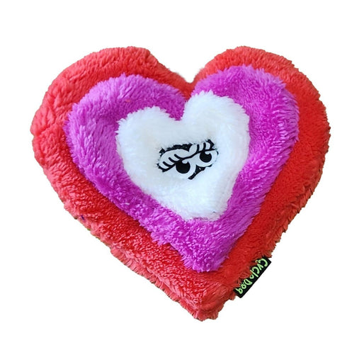 Cycle Dog Duraplush Heart Dog Toy Multi Colored Medium - Poudre Pet & Feed Supply 3