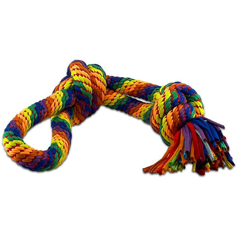 PetSport Kaleidoscope Rope XL Knot Tug 22" Dog Toy - Poudre Pet & Feed Supply 2