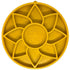 SodaPup eTray Sunflower Design Enrichment Shallow Slow Feeder Yellow - Poudre Pet & Feed Supply