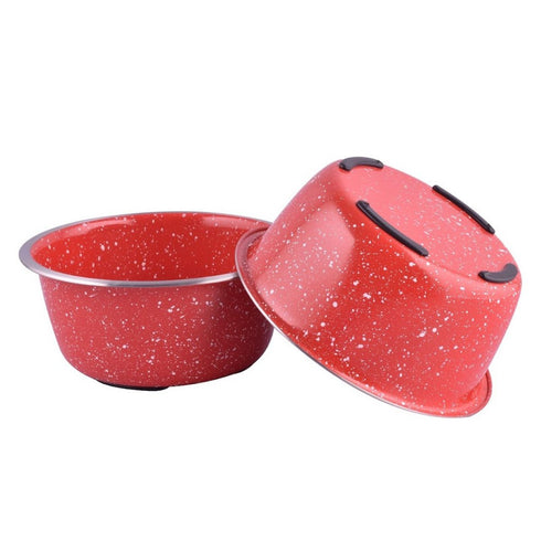 Indipets Camping Bowl 28oz Red - Poudre Pet & Feed Supply