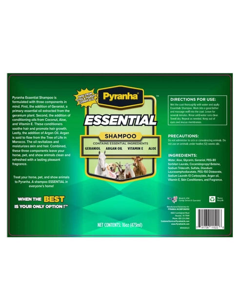 Pyranha Essential Shampoo 16oz
