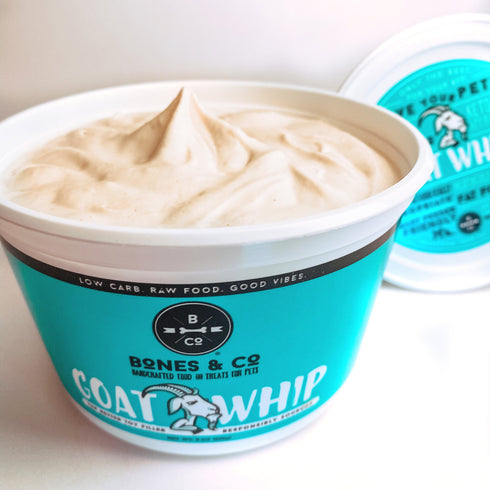 Bones & Co Goat Whip For Dogs And Cats - 3.5oz Tub