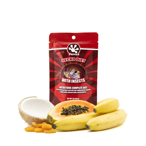 Pangea Gecko Diet With Insects - 2oz Pouch