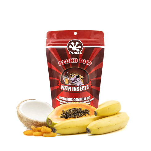 Pangea Gecko Diet With Insects - 8oz Pouch