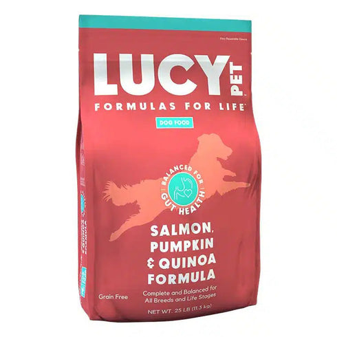 Lucy Pet Products Salmon Pumpkin Quinoa Dry Dog Food 25lb - Poudre Pet and Feed Supply