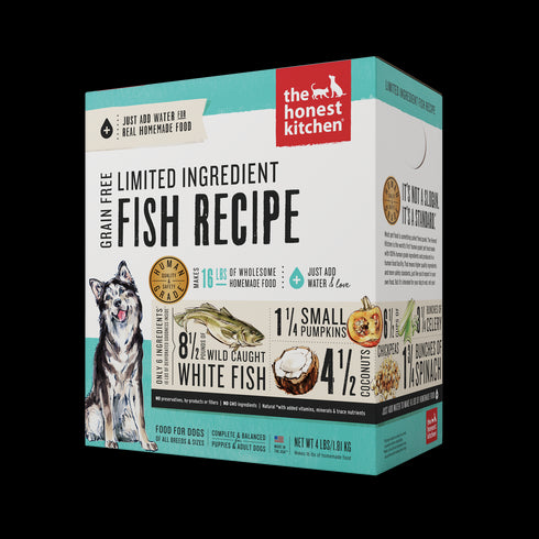 Honest Kitchen Limited Ingredient Fish Recipe Dog Food 4lb - Poudre Pet and Feed Supply