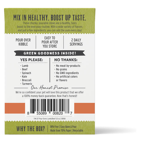 Honest Kitchen Pour Overs Lamb & Beef Superfood 5.5oz - Poudre Pet and Feed Supply