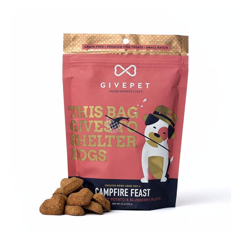 GivePet Sweet Potato & Salmon Dry Dog Treats 9.5 lb - Poudre Pet and Feed Supply