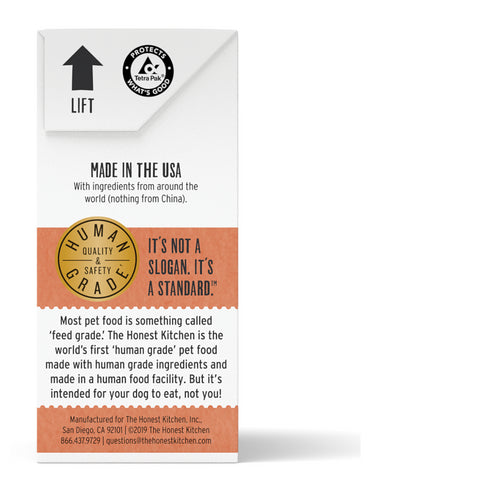 Honest Kitchen Meal Booster 99% Beef Wet Dog Food Topper 5.5oz - Poudre Pet and Feed Supply