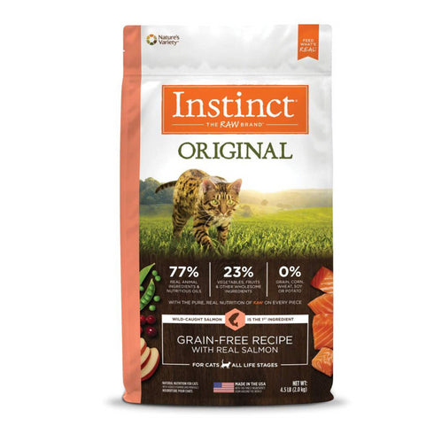 Instinct Original Grain-Free Real Salmon Dry Cat Food 4.5lb