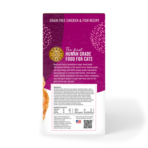 Honest Kitchen Grain Free Chicken Whitefish Dehydrated Cat Food 4lb - Poudre Pet and Feed Supply