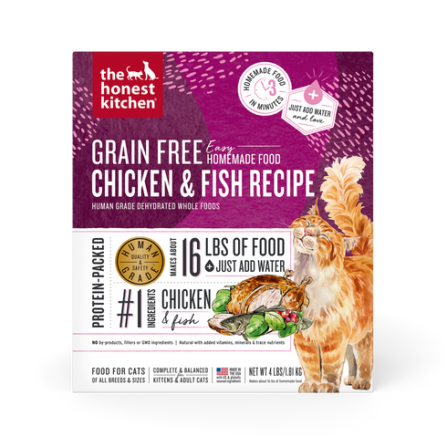 Honest Kitchen Grain Free Chicken Whitefish Dehydrated Cat Food 4lb - Poudre Pet and Feed Supply