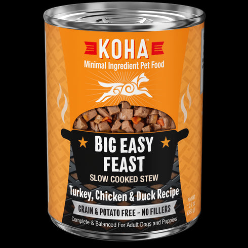 KOHA Big Easy Feast Slow Cooked Stew Turkey, Chicken, & Duck for Dogs 12.7oz - Poudre Pet and Feed Supply