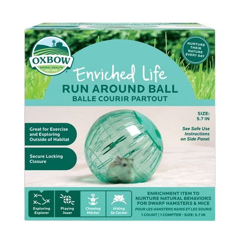 Oxbow Enriched Life Small Animal Run Around Ball One Size - Poudre Pet and Feed Supply