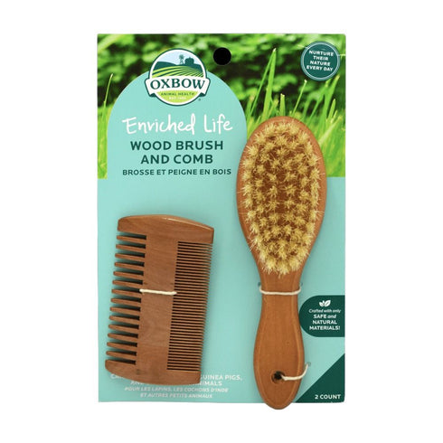 Oxbow Enriched Life Wood Brush & Comb - Poudre Pet and Feed Supply
