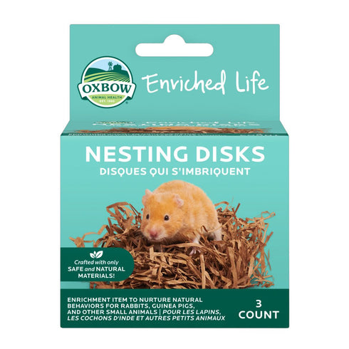 Oxbow Enriched Life Nesting Disks - Poudre Pet and Feed Supply