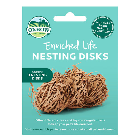 Oxbow Enriched Life Nesting Disks - Poudre Pet and Feed Supply