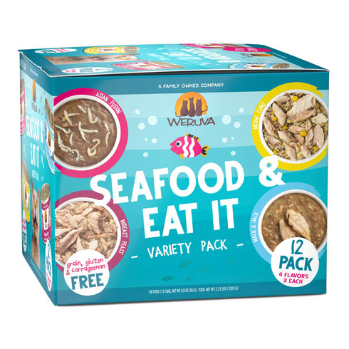 Weruva Classic Cat Seafood & Eat It Variety Pack Cat Food 3oz - Poudre Pet and Feed Supply