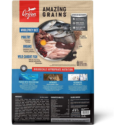 Orijen Amazing Grains Original Dry Dog Food 4lb - Poudre Pet and Feed Supply