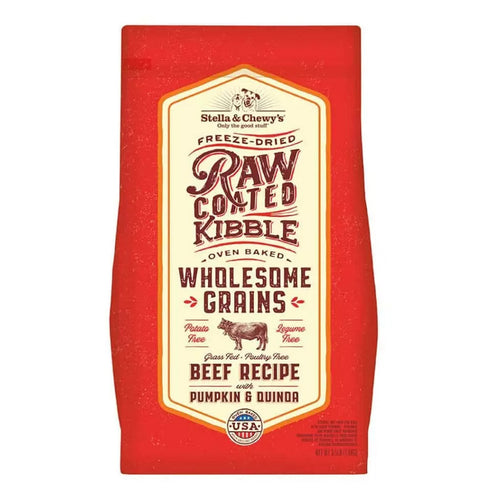 Stella & Chewy's Raw Coated Wholesome Grains Beef Dry Dog Food 22lb - Poudre Pet and Feed Supply