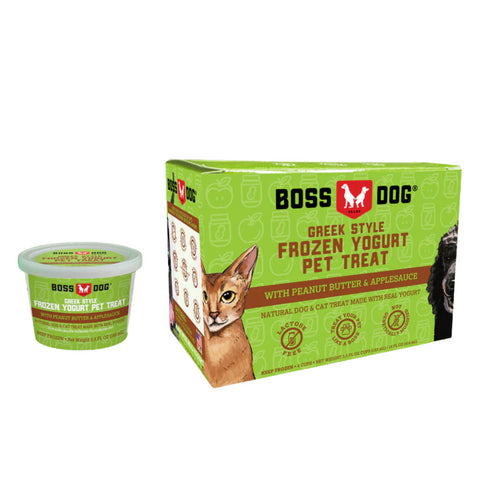 Boss Dog Peanut Butter & Applesauce Frozen Yogurt Dog Treats 3.5oz