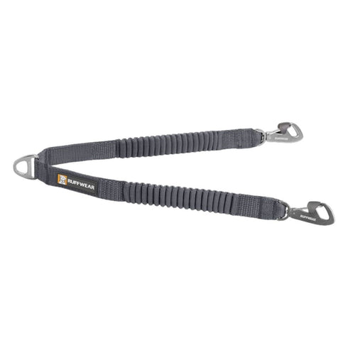 RuffWear Double Track Dog Leash Coupler Basalt Gray Poudre Pet & Feed Supply