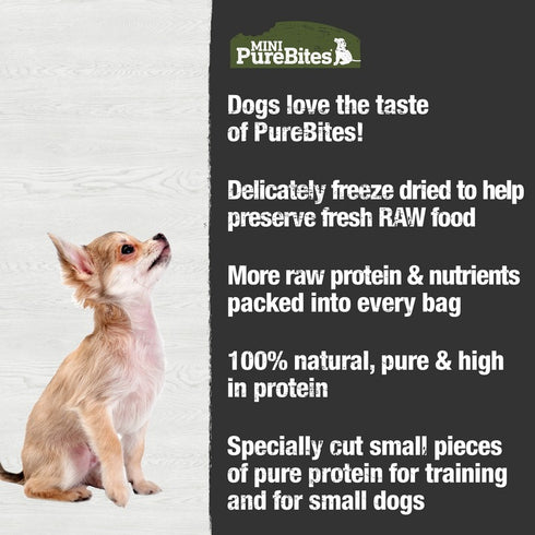 PureBites Mini Beef Liver Dog Treats 3oz - Poudre Pet & Feed Supply 3