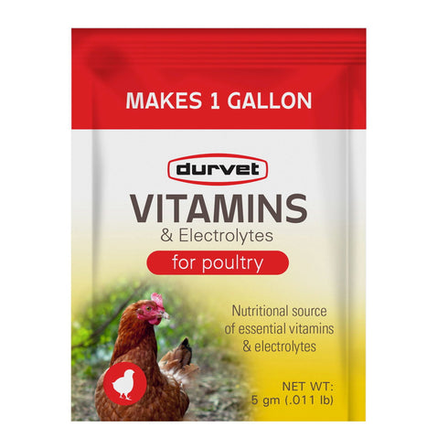 Durvet Vitamins & Electrolytes For Poultry Single - Poudre Pet and Feed Supply