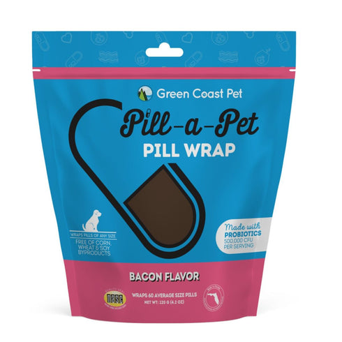 Green Coast Pet Pill a Pet Bacon Flavor - Poudre Pet & Feed Supply