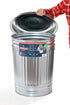 VSI Little Giant Garbage Can Galvanized with Lid Round 31 Gallon - Poudre Pet and Feed Supply