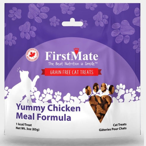 First Mate Yummy Chicken Meal Treats For Cats 3oz - Poudre Pet and Feed Supply