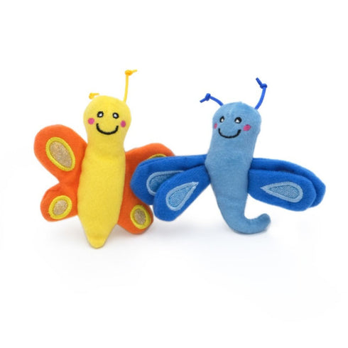 Zippy Claws 2-Pack Butterfly and Dragonfly Cat Toys - Poudre Pet & Feed Supply